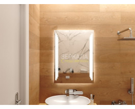 Зеркало для ванной с подсветкой Авола 70х90 см