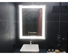 Зеркало с подсветкой для ванной комнаты Гралья Экстра 70х90 см