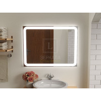 Зеркало с подсветкой и подогревом для ванной комнаты Беллона