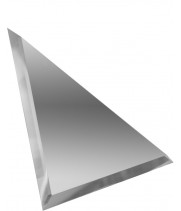 Треугольная зеркальная плитка серебро 300x300 мм